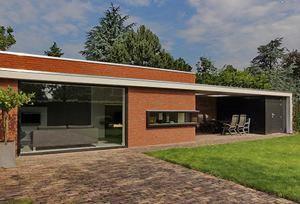 Aanbouw met tuinkamer woonhuis Prinsenbeek